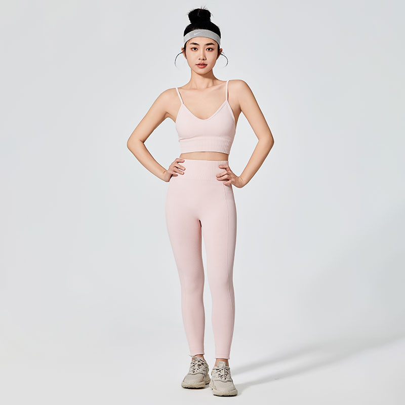 Leggings esportivas rosa femininas